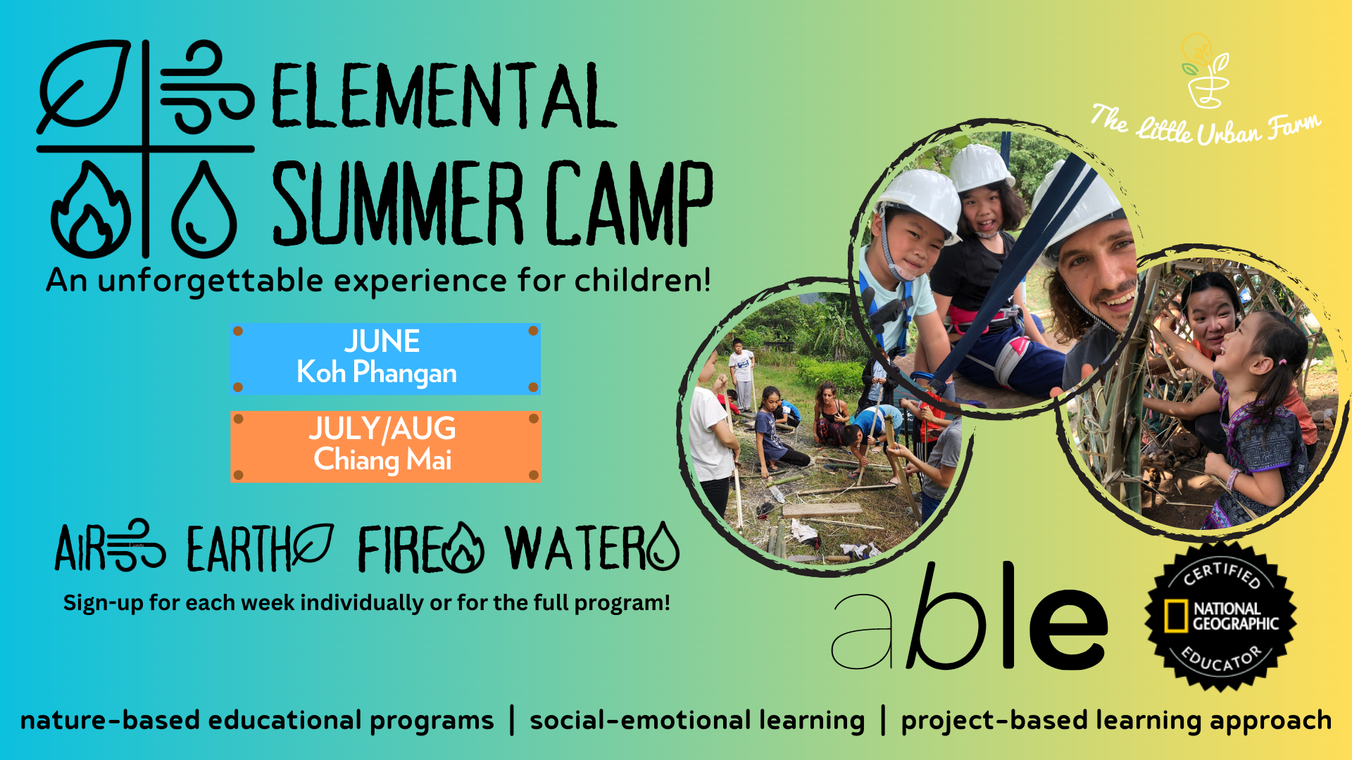 Spring Camp Able Able to Regenerate เปิดตัวโปรแกรมค่ายฤดูร้อนเพื่อความยั่งยืนที่เกาะพงัน ...