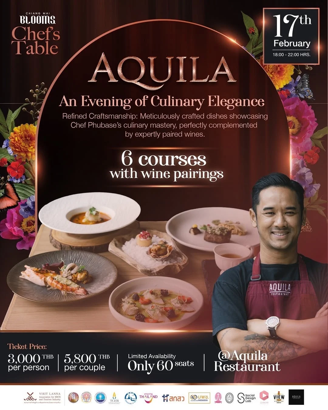 เชฟภูเบศวร์ ร้าน Aquila Restaurant