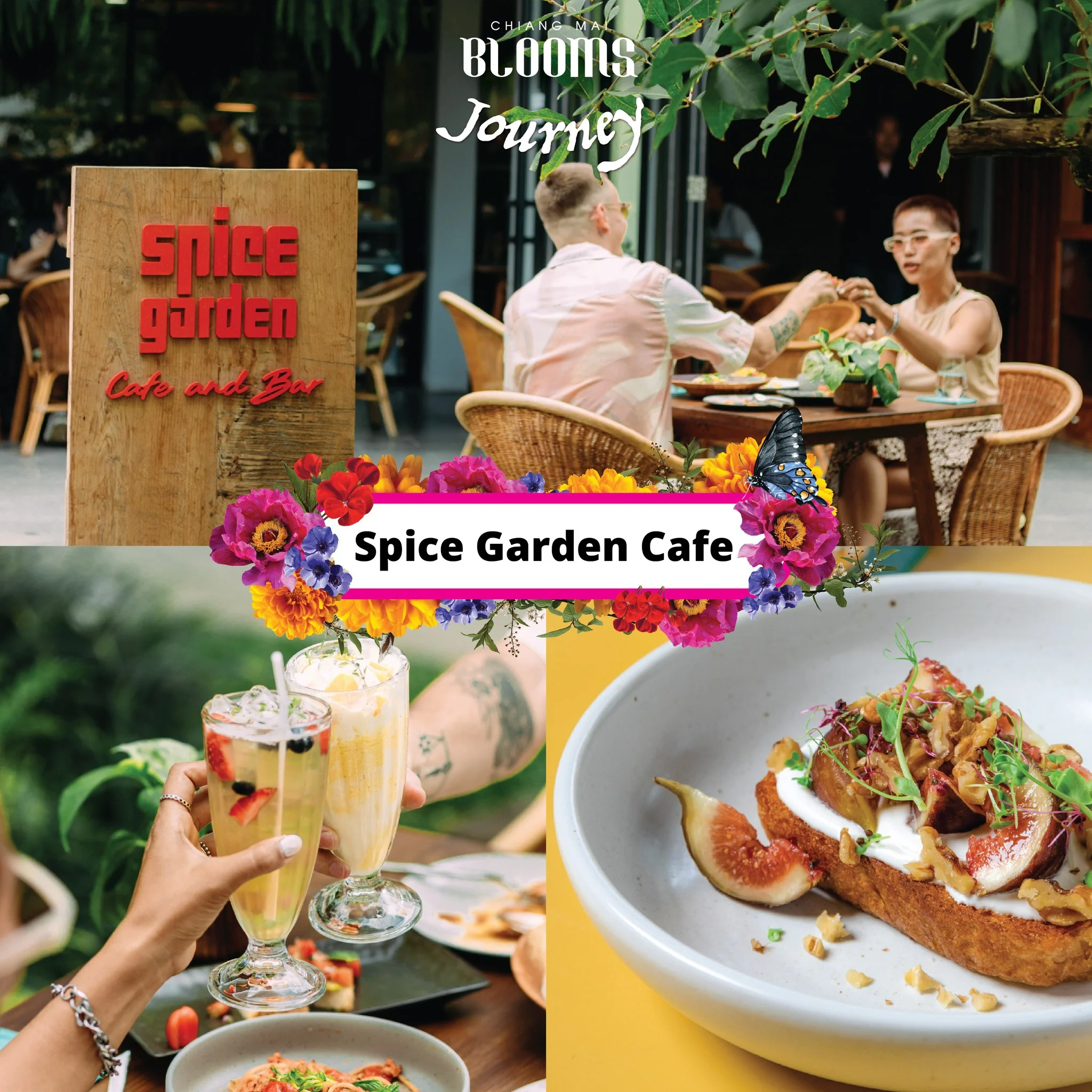 Chiang Mai Blooms Journey ดีลเด็ดที่พัก ร้านอาหาร คาเฟ่เชียงใหม่